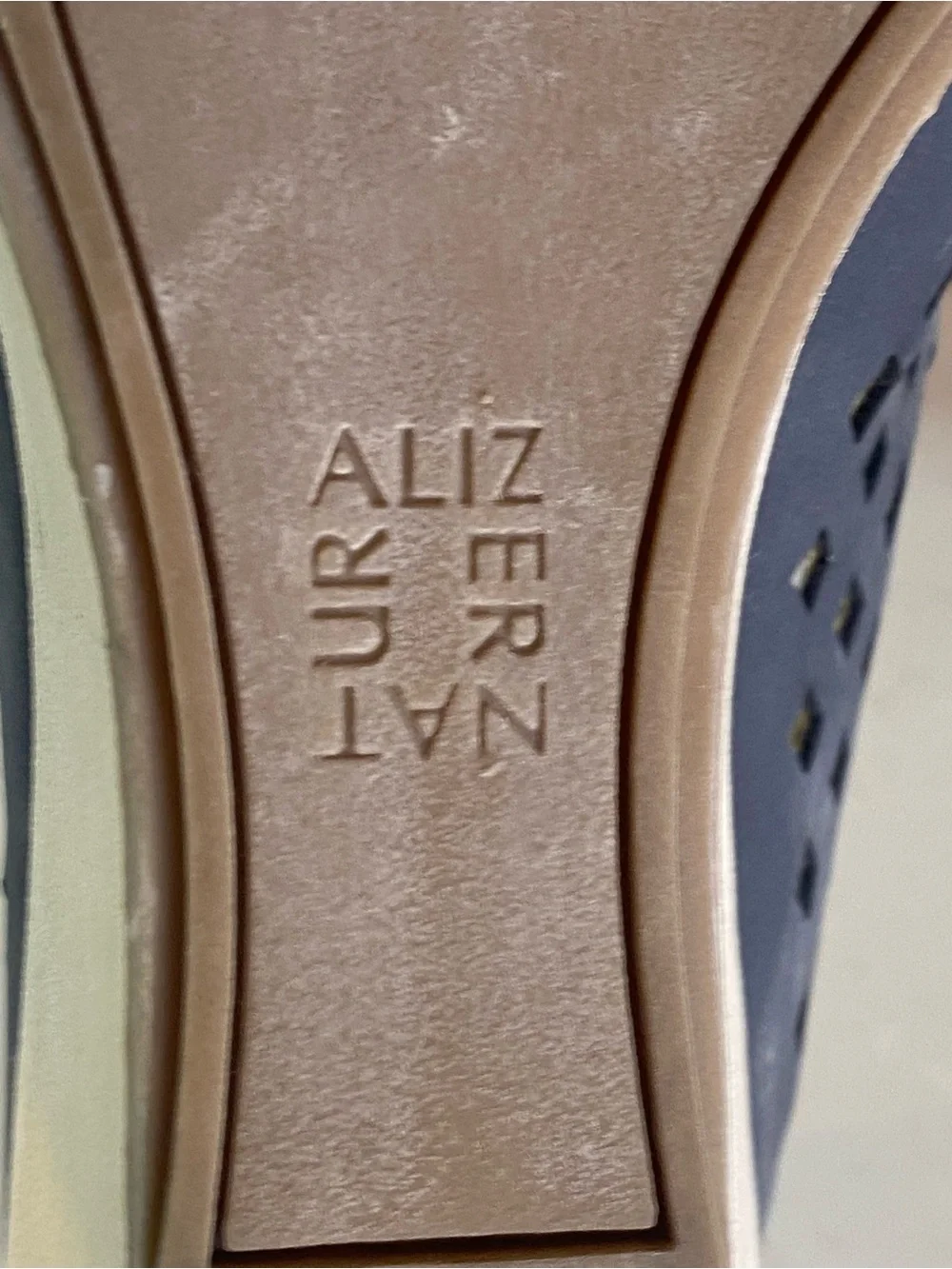 Naturalizer Brelynn Blue 2” Wedge Pump  Size 9M